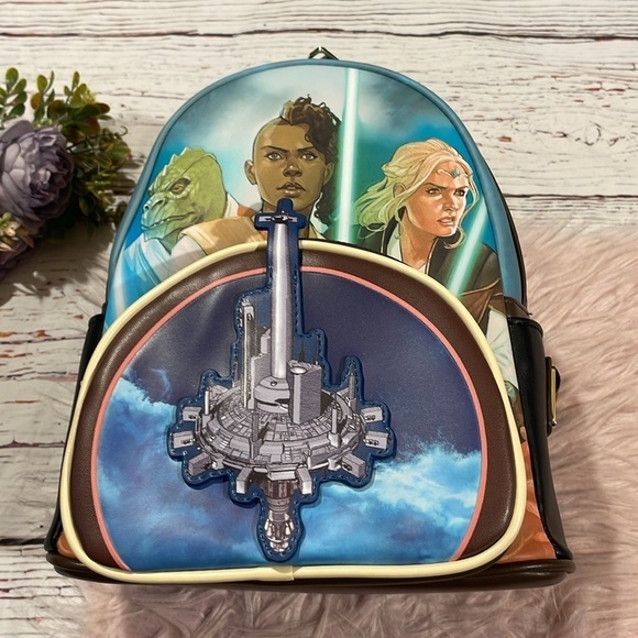 NEW Loungefly Disney Star Wars The High Republic Comic Cover Mini Backpack - Picture 4 of 9